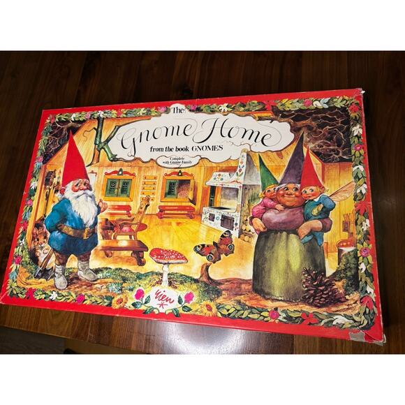 1978 The Gnome Home Paper Dolls from the Book of Gnomes Rien Poortvlet & Shipper